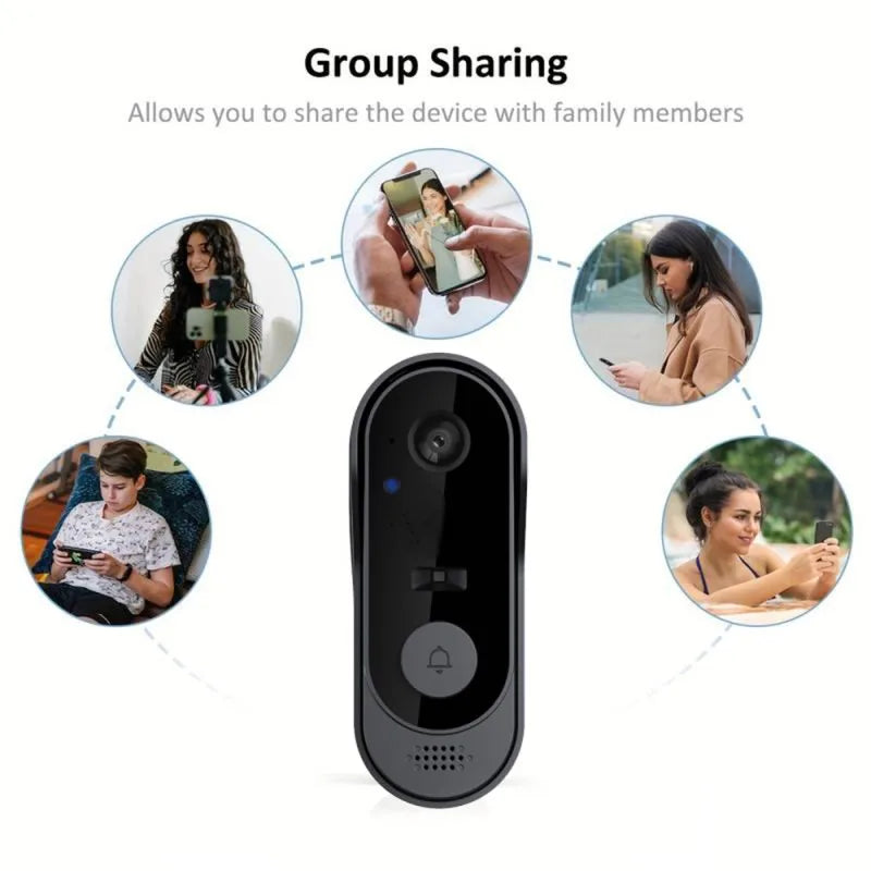 Tuya WIFI Camera Doorbell HD Video Intercom Outdoor Wireless