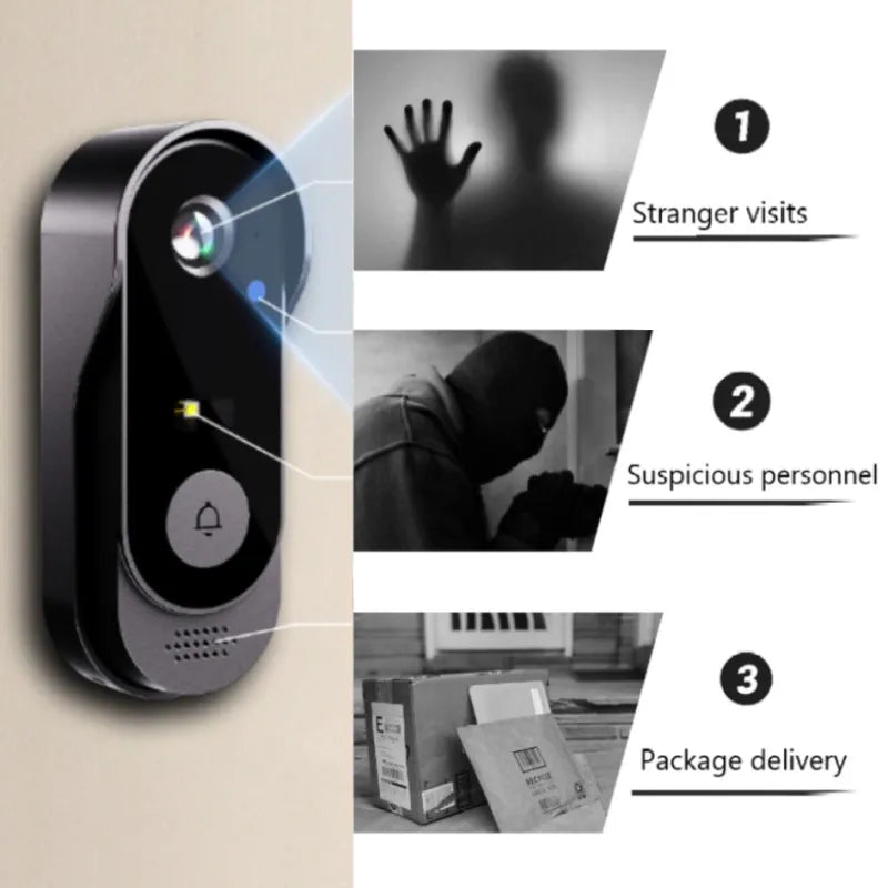 Tuya WIFI Camera Doorbell HD Video Intercom Outdoor Wireless