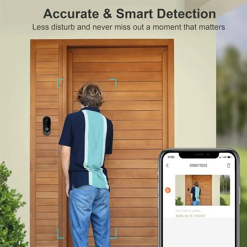 Tuya WIFI Camera Doorbell HD Video Intercom Outdoor Wireless